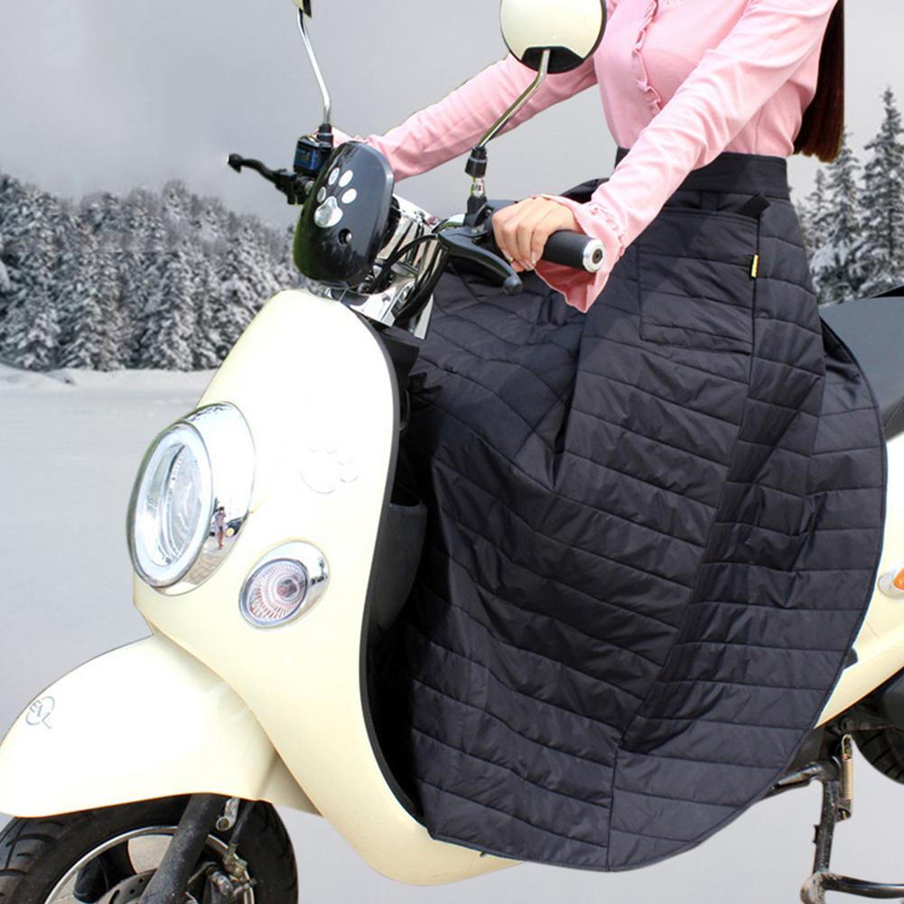 Cubierta de delantal para pierna de 80-110cm, falda de algodón gruesa para lluvia, a prueba de viento, Protector de pierna cálido para Moto, coche, Scooter, coches eléctricos, 1 pieza