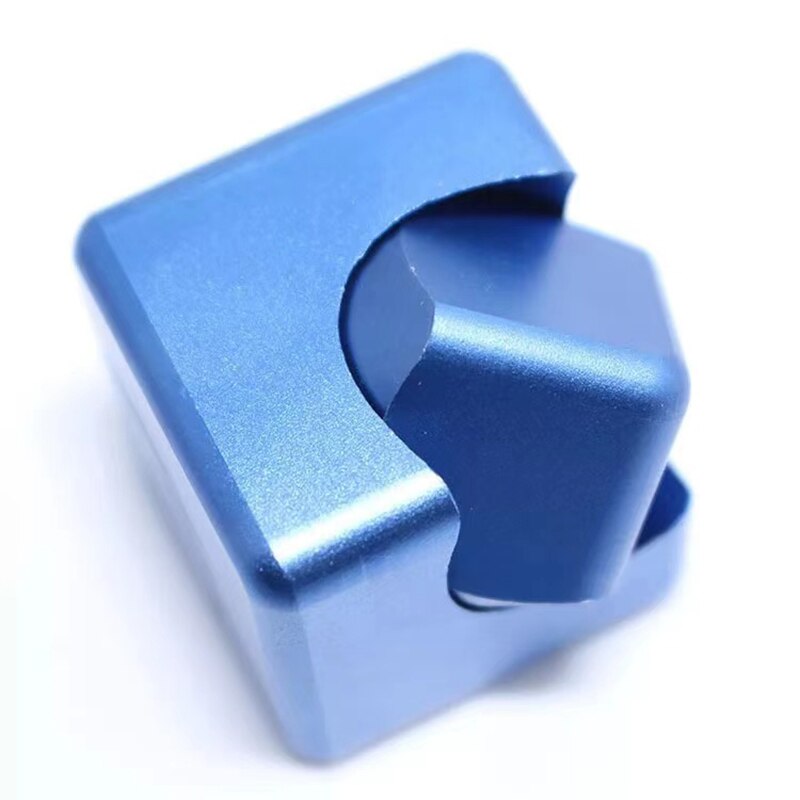 Kleurrijke Spinning Fidget Spinner Stress Relief Speelgoed Metalen Hand Spinner Stille Top Vinger Spinner Pop Het Stress: Blue