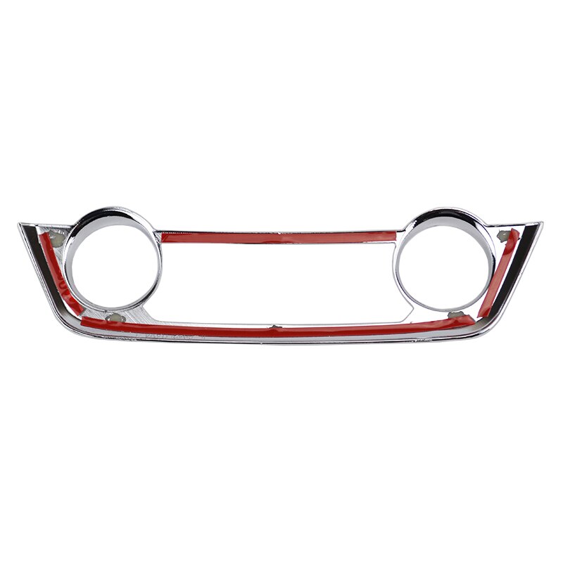 Voor Toyota RAV4 Chrome Center Console AC Switch Button Panel Airconditioning Vent Controle cover Trim