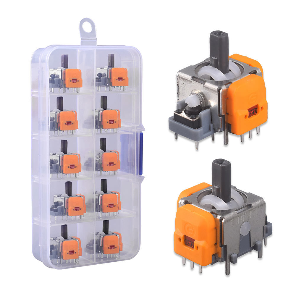 10Pcs 3D Hall Effect Joystick Adjustable No Drifting Thumbstick Module Joystick Rocker Module Controller for PS4/PS5/XBox/Switch: Other