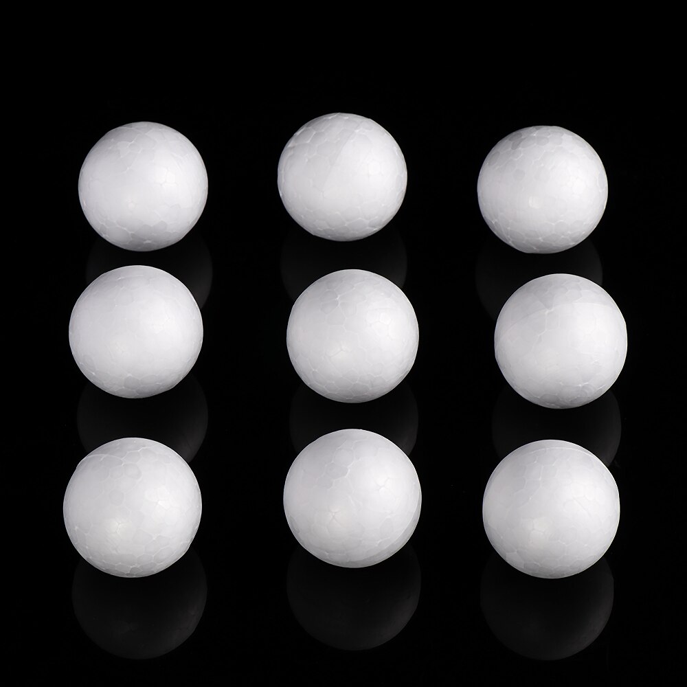 10 st 20-120mm modellerande polystyren styrofoam skum boll xmas dekor jul diy bröllopsfest dekor