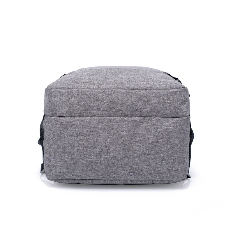 Mochila de carga USB para hombre, bolsa para ordenador portátil decorada con letras, escolar, de viaje, gran capacidad,