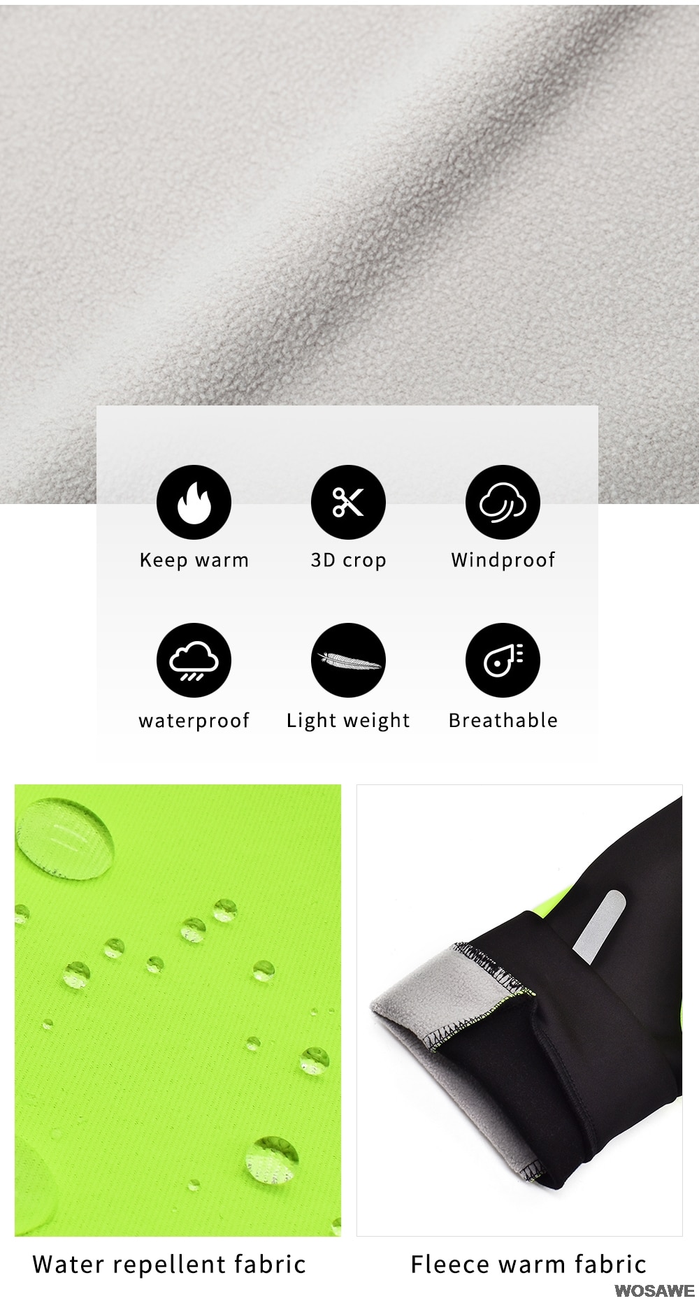 Winter Cycling Jacket Men Women Thermal Fleece Cycle Jacket Keep Warm Bicycle Wind Coat Clothing Reflective Mountain Bike Jacket