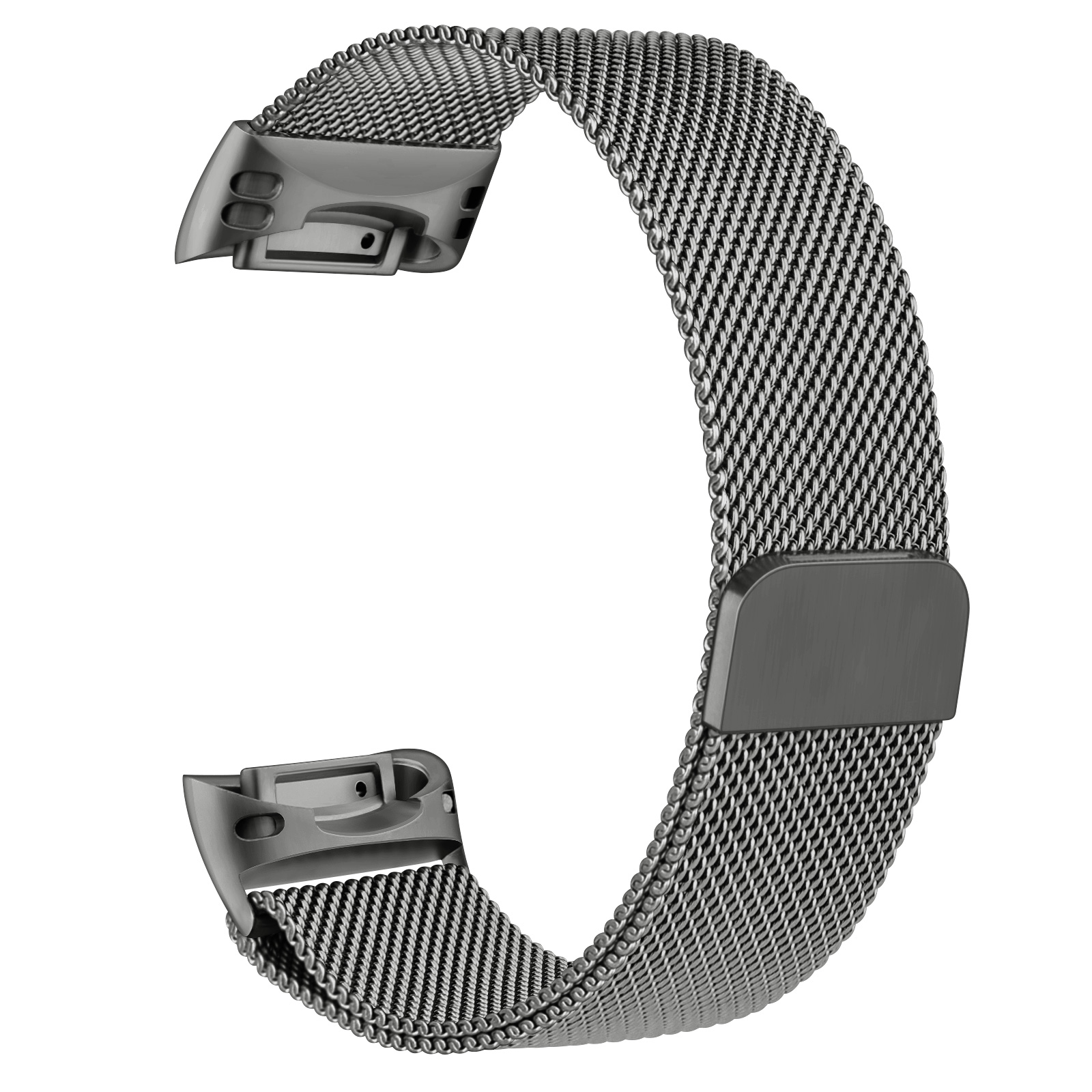 For Fitbit Charge 5 Strap Metal Magnetic Watch Band For Fitbit Charge 5 Band Wristband Watchband Strap Replacement Accessory: Gray