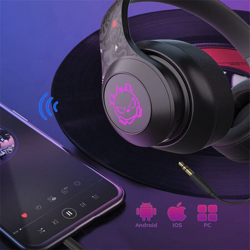 Z50 5.0 Opvouwbare Led Draadloze Hoofdtelefoon Bluetooth Koptelefoon Deep Bass Aux Over Ear Gaming Headsets Voor Mobiele Pc Beste chlid