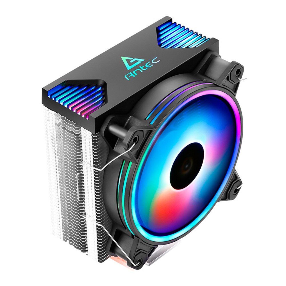 Antec A400 Gpu Computer Waterkoeling Systeem Waterblok Rgb Cpu Luchtkoeler 4 Heatpipe 120Mm Fan Cpu Koeler Voor amd Am Fm Lga