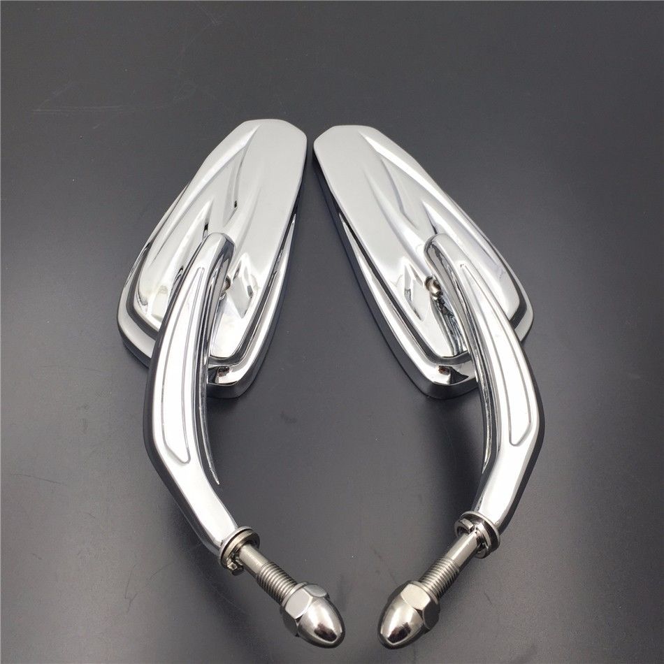 Motorcycle Rear View Side Rearview Mirrors For Harley Davidson 1982-Later FLHTC FLHR Road King FLSTC FXDB Dyna XR1200 XL883/1200