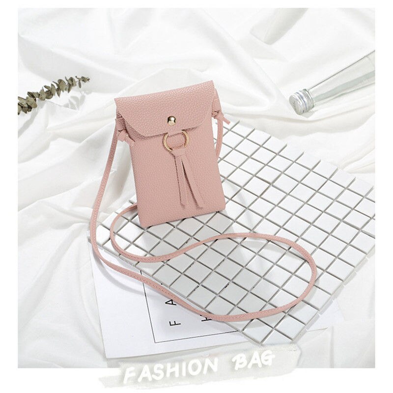 Pu leren tas, mobiele telefoon, handtas, portemonnee, nekband voor zte blade  a310 a462 v2 lite  a450 a610 plus  a910 a511 a515 hoesje: 04 roze