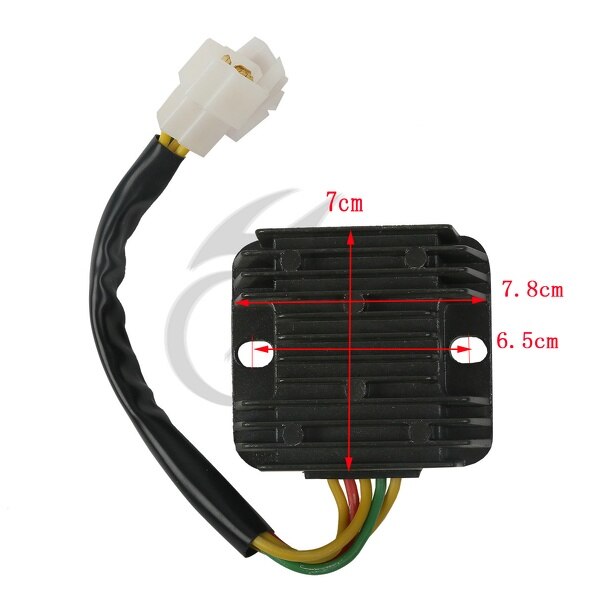 Motorcycle Black Voltage Regulator Gelijkrichter Voor Hyosung GT650R GT650 Comet GV650 GT650S