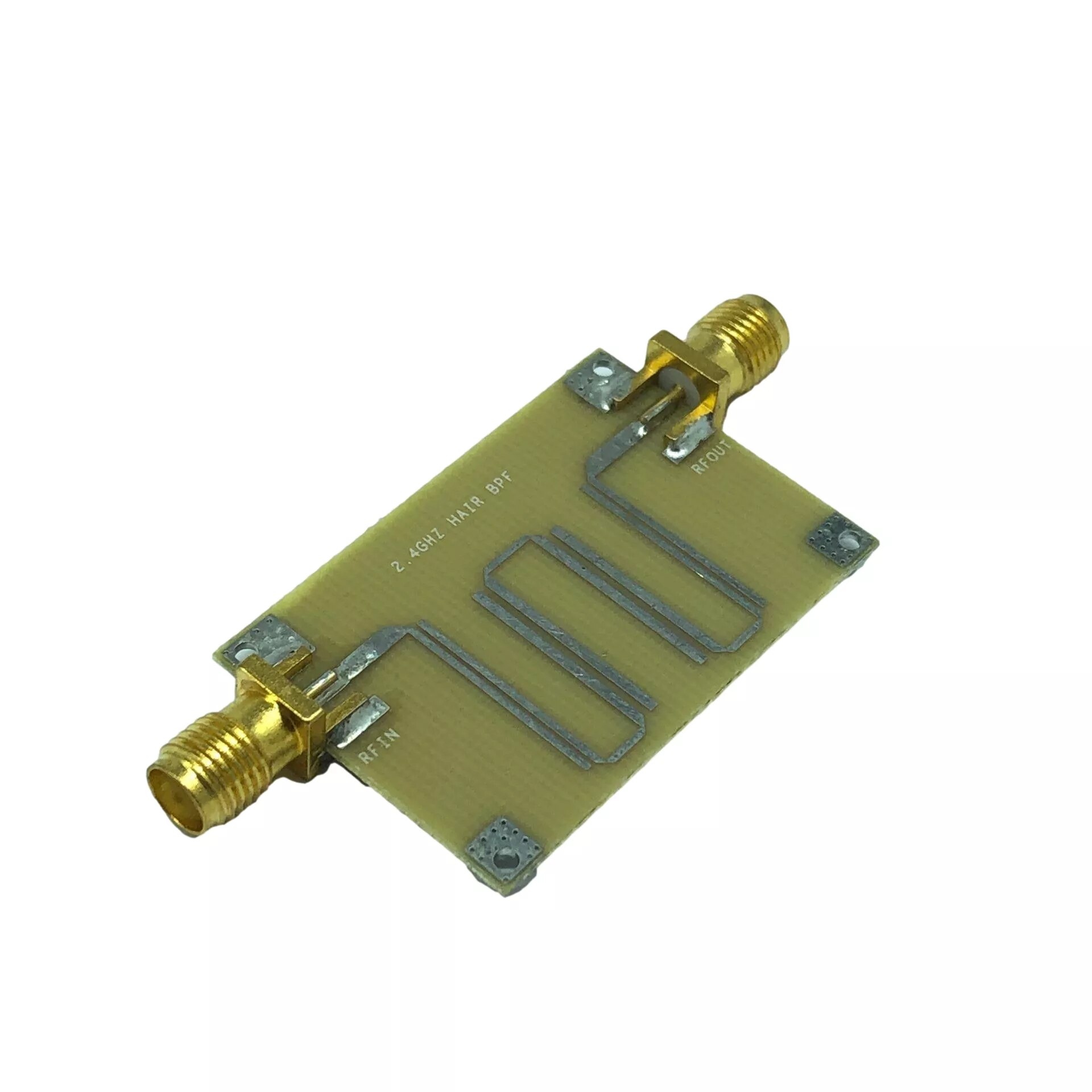Filtro Bandpass de microtira de cobre de 2,4 GHZ, repuesto de accesorios, práctico filtro
