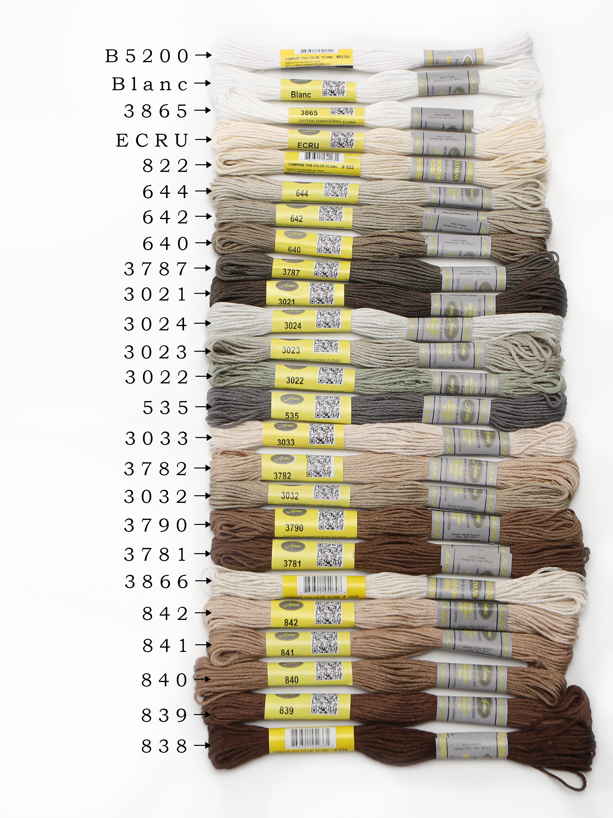 18Th DMC tabla columna doble mercerizado algodón bordado hilo trenzado punto de cruz 12 ovillos paquete 25 colores disponibles
