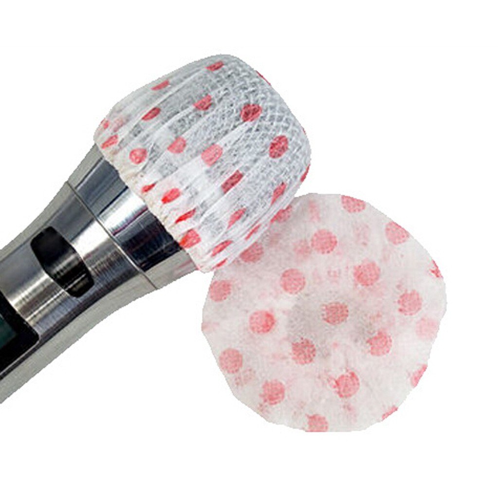 Housse hygiénique pour Microphone, non-tissé, jetable, anti-odeur, éponge Mike, 100 unités, 617