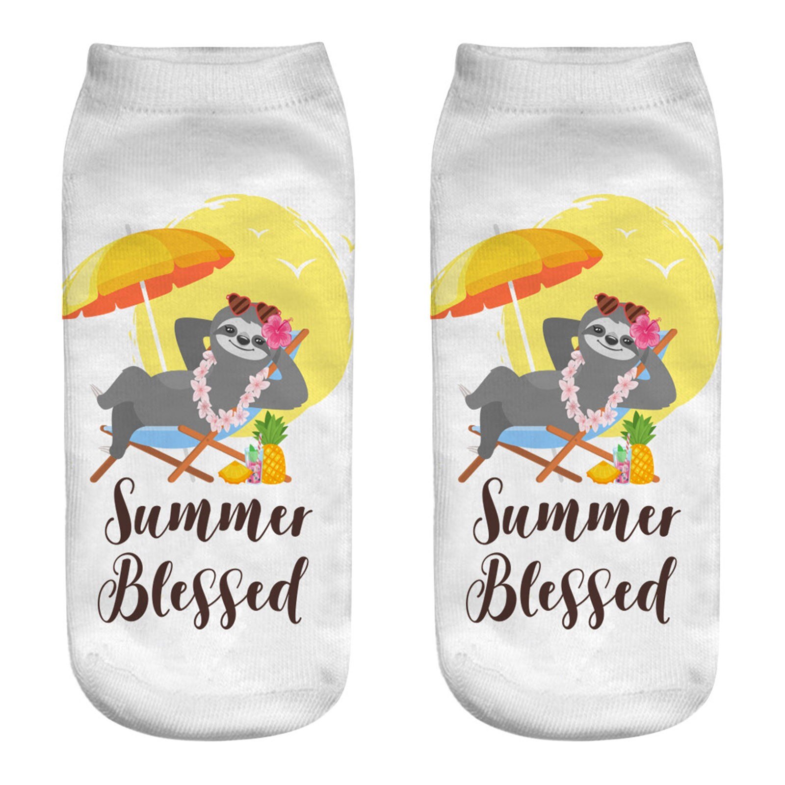 Casual Work Business Women Socks 3d Animal Print Medium Sports Socks Cute Soft Soft Autumn Winter Sock Slippers: H