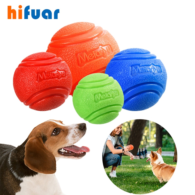 Pet Dog Toys Dog Ball Dog Bouncy Rubber Solid Ball Resistance To Dog Chew Toys Outdoor Throwing and Recovery Training for Dogs