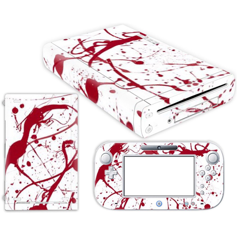 Vinyl Skin Sticker for Wii U Console and Controller