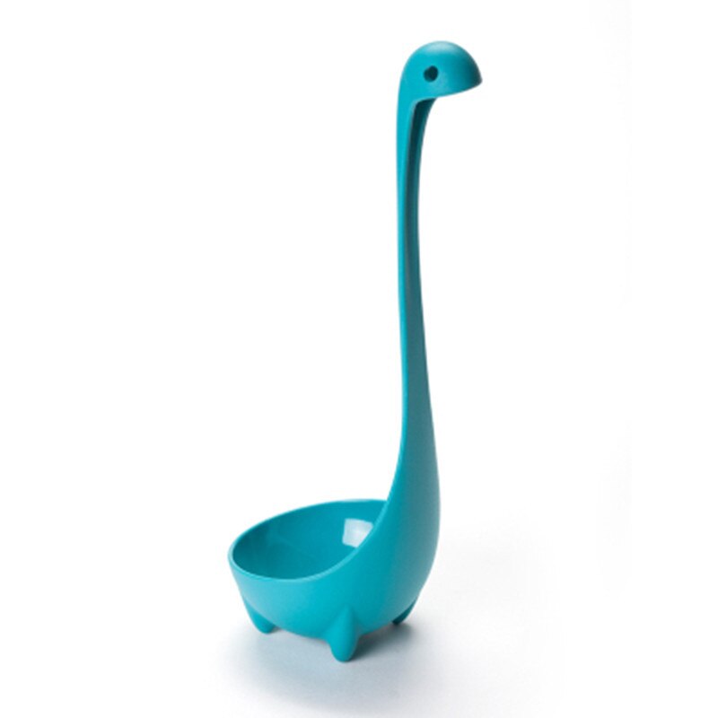 Cartoon Dinosaur Soup Spoon Loch Ness Monster Spoon Nylon Stirring Spoon Tableware Cookware Kitchen Cooking Tools: 2