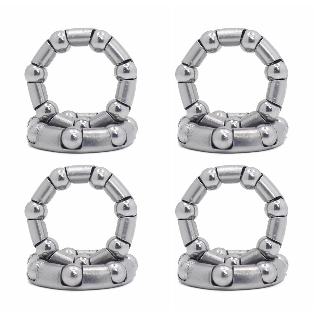 eingesperrt Kugellager OD 38mm 8Stck Hinten Fahrrad Rad Hub Headset Kurbelwelle Drehpunkt Halter Stahl Übergröße 7 Kugeln Lagerbier 38mm