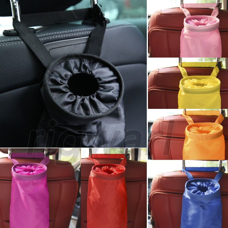 Car Seat Back Garbage Bag multi Trash Rubbish Litter Box cars Interior storage bag