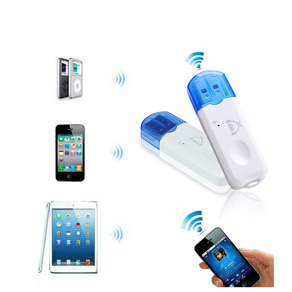 USB Bluetooth V2.1 Audio Stereo Receiver Wireless Handsfree bluetooth Adapter Dongle Kit for Speaker for iphone for car or home