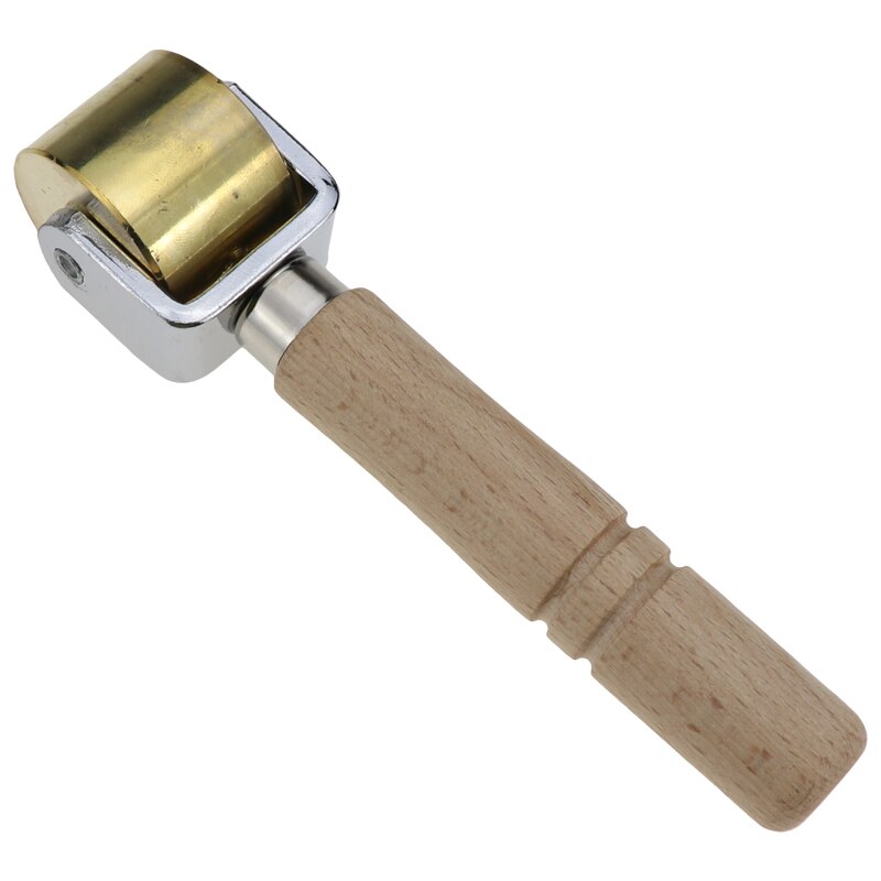Rodillo de laminación para bordes de cuero, herramienta para manualidades, bricolaje, herramienta de pliegue hecha a mano, 26mm/60mm/100mm: Gold 26mm