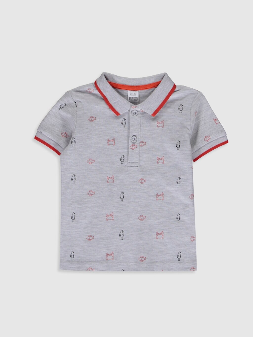 Baby Junge gedruckt T-Shirt, 6 - 9 Monate alt, Türkei Herkunft Schnelle