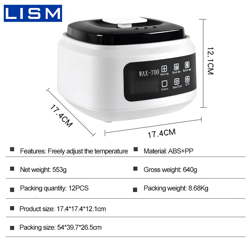 Intelligent Paraffin Wax Machine High-power Hair Removal Tool Kit Wax Melting Machine Rapid Heating Wax Warmer Heater Melter