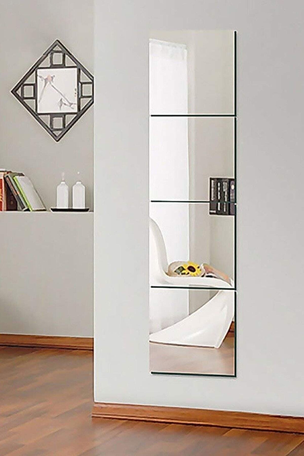 Square Full Length Mirror 4-Piece 30x30