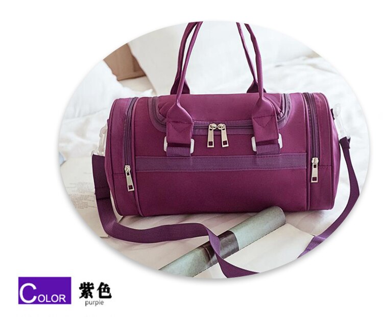 4 kleuren ballet dans tas dames ballet gymnastiek sport yoga dans tas voor meisjes handtas crossbody cavans ballet tas voor kind: Paars 