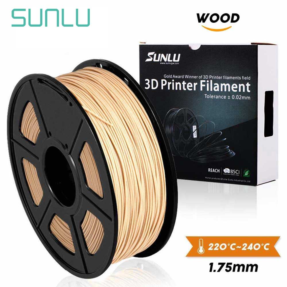 Fibra di legno 3d Stampante Filamento PLA 3d Filamento 1.75 millimetri/3.0 millimetri 1kg Legno Fialment Con 15% di legno fibra & 85% PLA 100% Nessuna Bolla