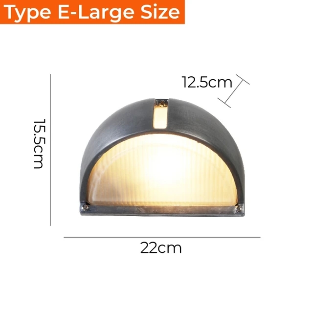 Retro Wand leuchte Industrie Outdoor wasserdicht IP65 grau LED Veranda Lichter Garten Balkon Korridor Außenwand Wand leuchte Beleuchtung: RGB / 4W