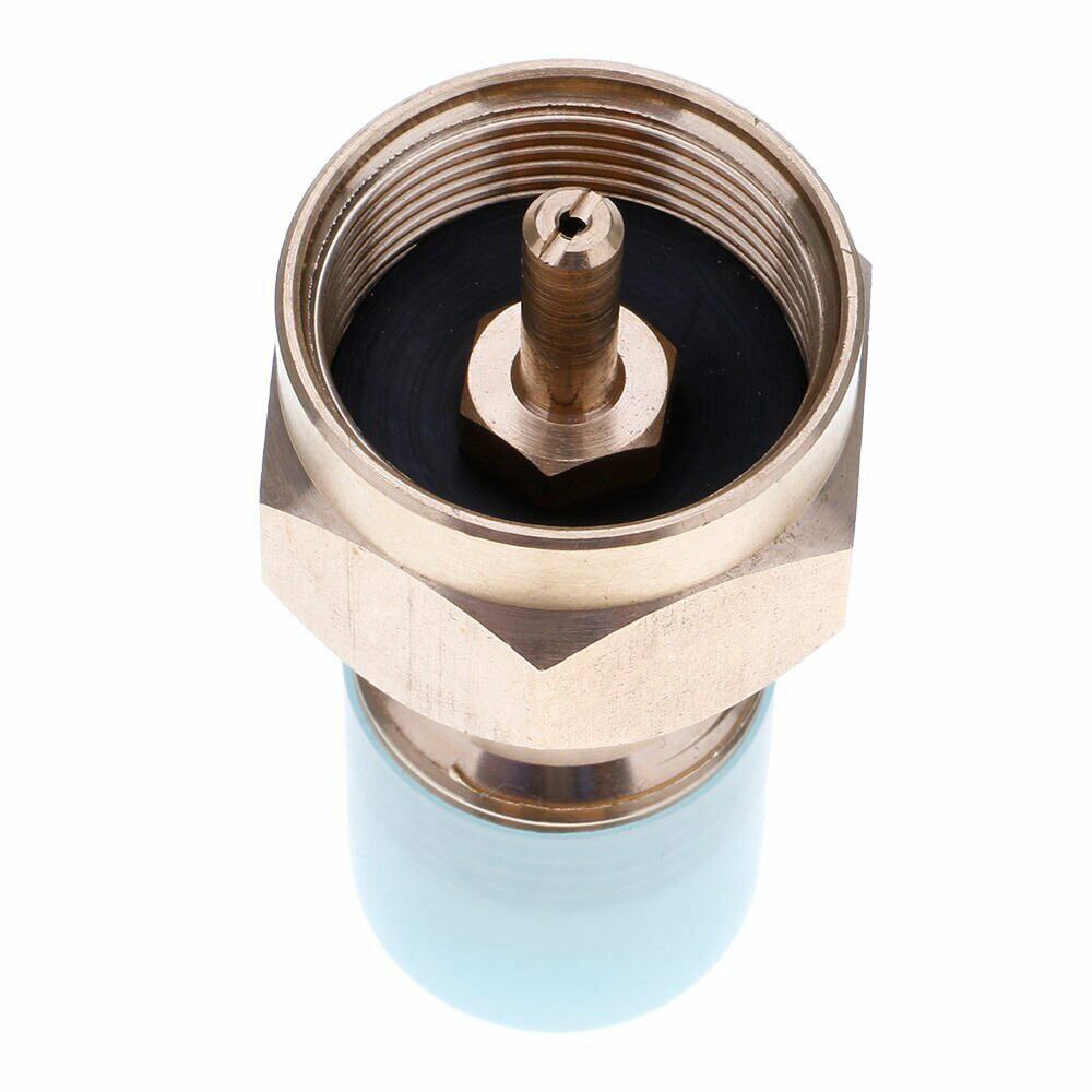 Propane Refill Adapter Lp Gas 1lb Small Cylinder Tank Brass Coleman Heater Shell Outdoor Stove Accessories