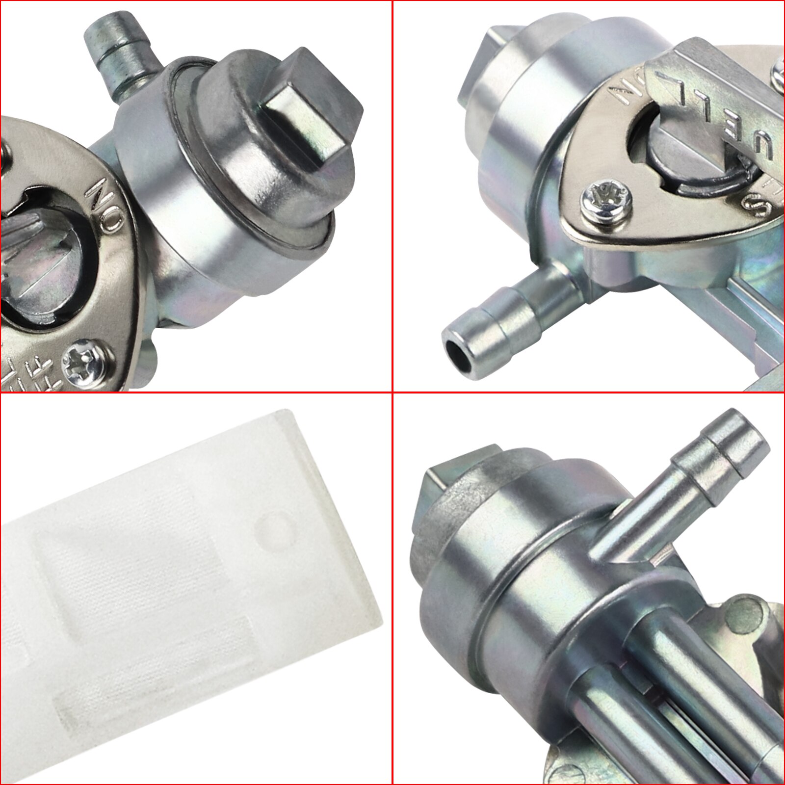 Universele 34Mm Brandstof Benzinekraan Valve Gas Brandstoftank Schakelaar Cock Tap Valve Voor Suzuki Ts Gs Gn Gz Dr gp Gt Motorfiets Accessoires
