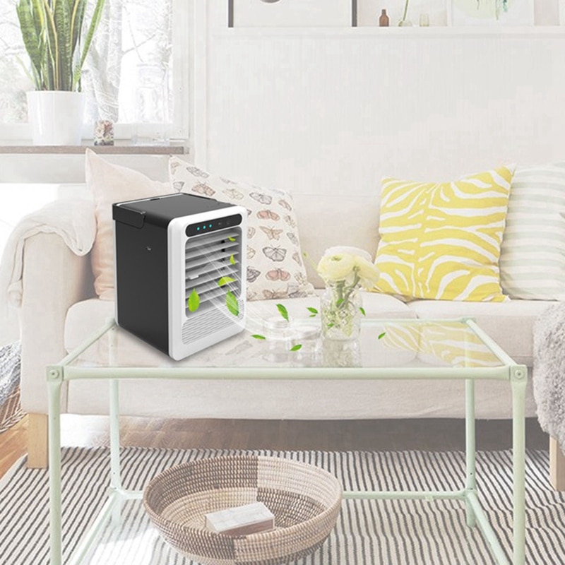 Portable Air Conditioner Fan, 3 In 1 Personal Space Air Cooler, Humidifier, Purifier, Desktop Cooling Fan Personal Table Fan Use