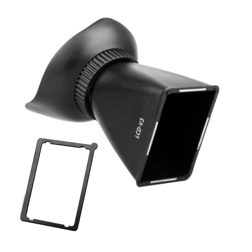 V3 3:2 SLR Camera LCD Viewfinder Magnifier Expansion Cover LCD Screen Camera Magnifying Viewfinder Sunshade