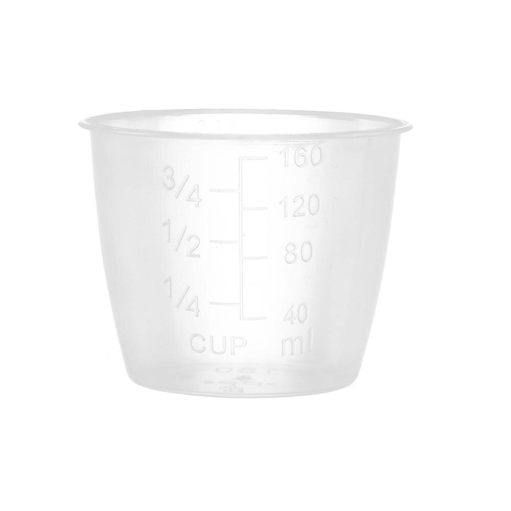 2/5/10Pcs 160ml Measuring Cups Clear Scale Plastic Water Rice Storage Measure Cup Kitchen Accessories Cooking Tools for Cookers