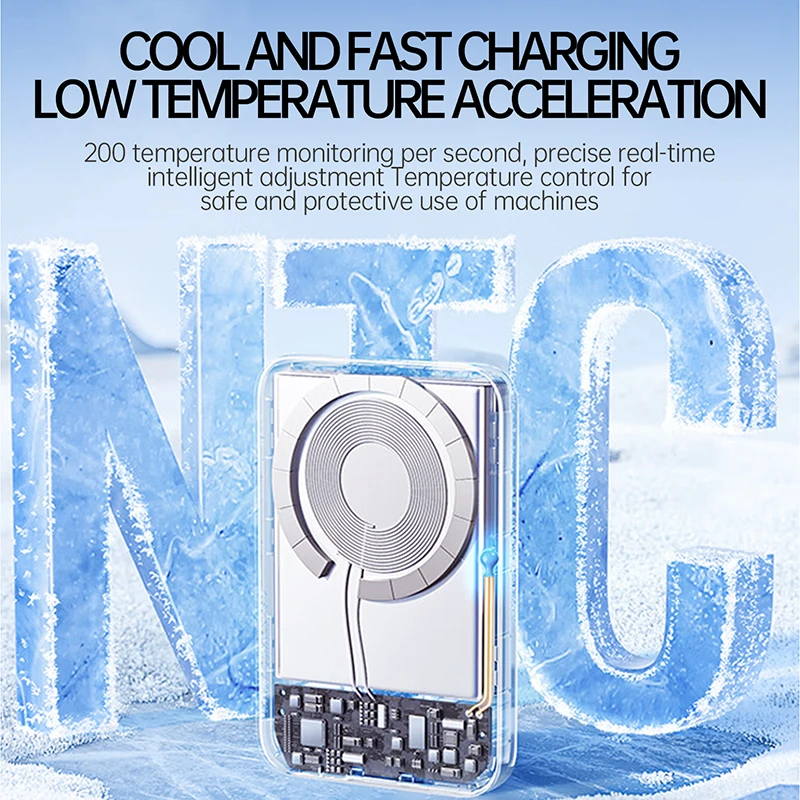 Xiaomi 50000 mah tynn magnetisk trådløs powerbank  pd25w hurtigladende bærbart eksternt batteri for magsafe for iphone