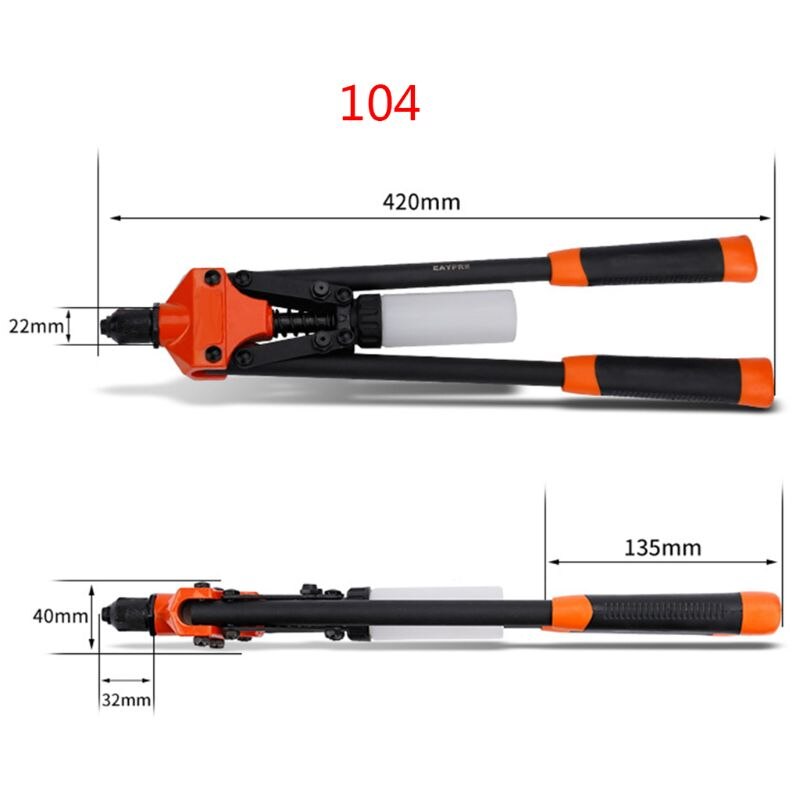 Single Double Handle Manual Pulling Core Nut Pull Cap Leve Hand Tool Mandrels: 104