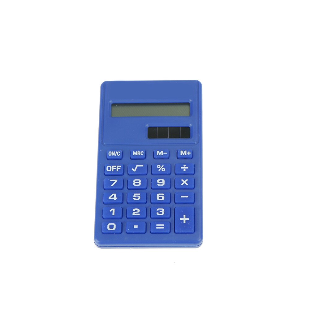 Mini Calculator 8 Digits Display Dual Power Supply Cartoon Candy Calculadora Solar Hesap Calculatrice Solaire