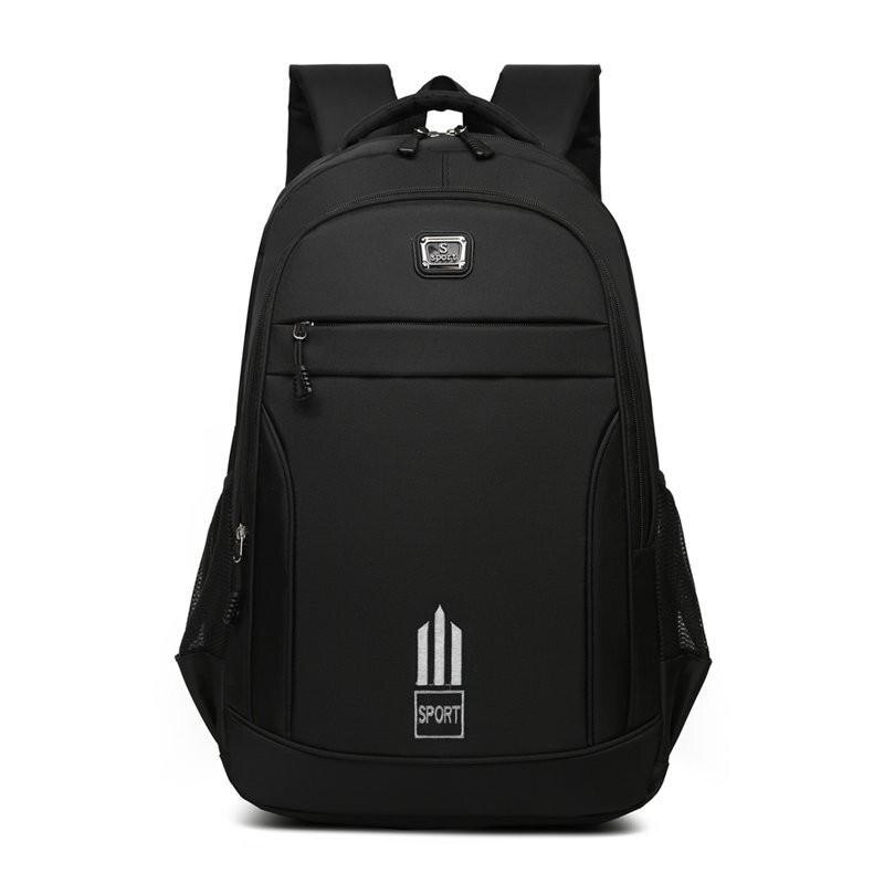 Männer Laptop Rucksack 15.6 ''Notizbuch Backabg Reise Rucksäcke Schule Taschen Für Teenager Jungen Mochila: Schwarz