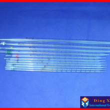 (5 pieces/lot) glass burette,0.5ml Glass measuring Pipette with coding gand,resolution 0.005ml,graduated pipette
