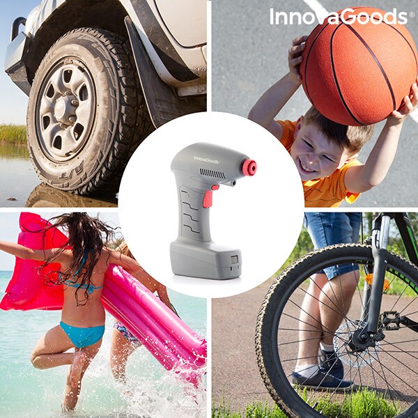 Compresseur d'air Portable avec lumière LED. Airpro + InnovaGoods