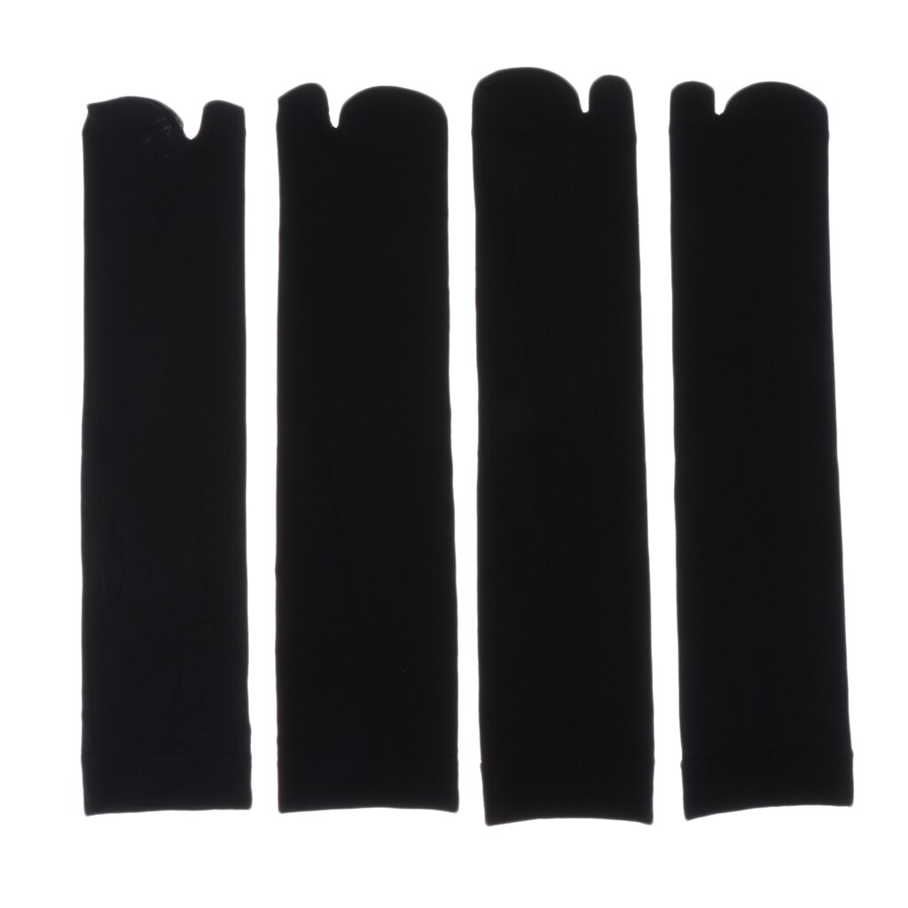 2 par unisex japanske tåsokker kimono flopp sandal delt tå tabi ninja sokker