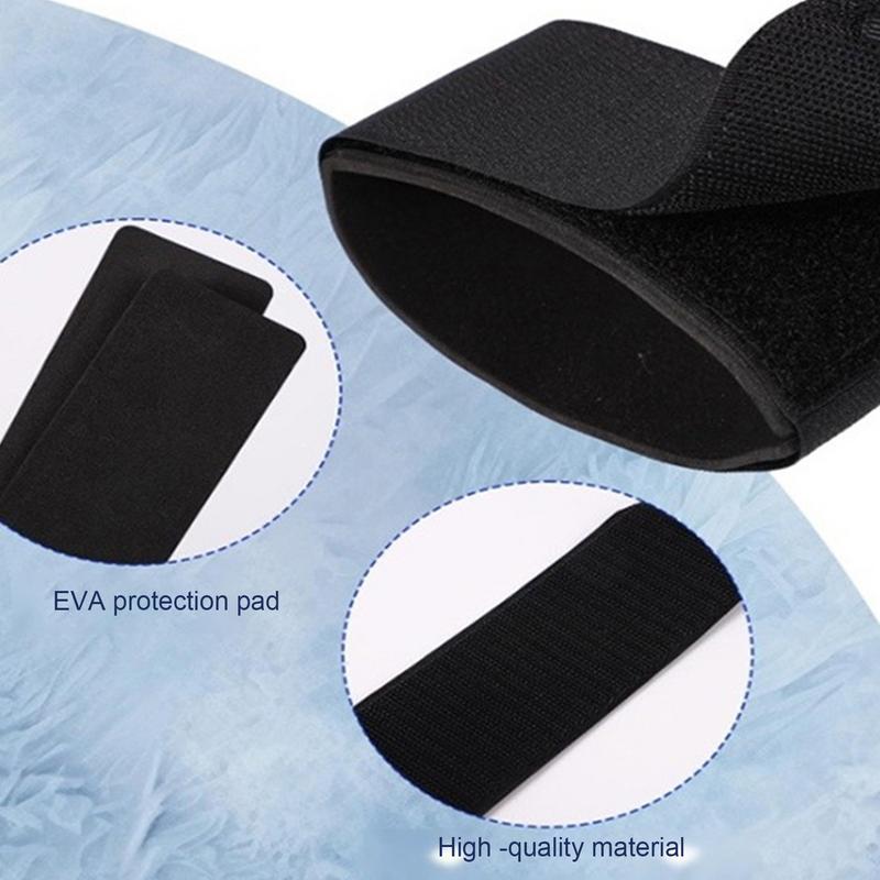 Ajustável Nylon Snowboard Strap, Ski Wraps, Fixadores Acessórios, EVA Protective Pads, Encadernação Correias