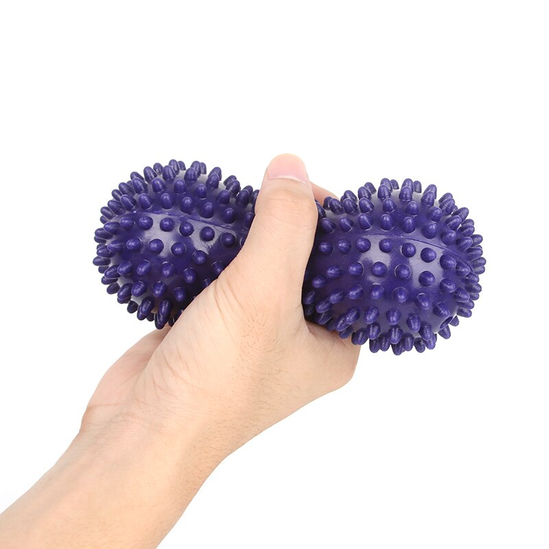 Peanut Massage Ball Feet Massager Spiky Trigger Point Relief Muscle Pain Sensory Stress Ball Therapy Gym Muscle Relex Apparatus