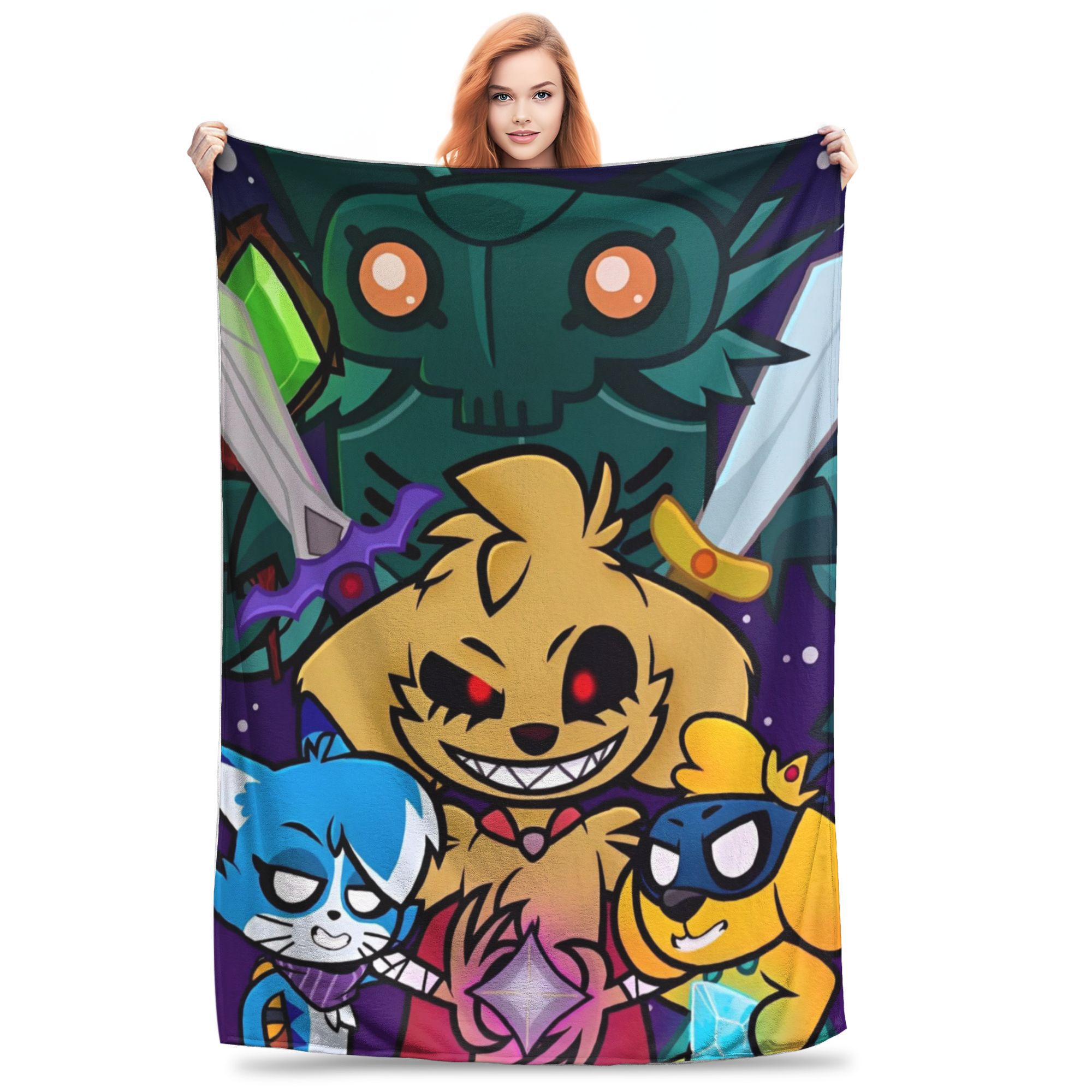 Manta súper suave Mikecracked Mikes, manta de cama ligera de Franela polar de primera , mantas de felpa acogedoras para uso en todas las estaciones: 100 x 150 cm / Rosa