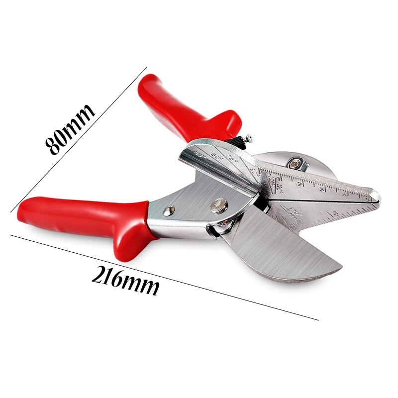 FATCOOL 45-120 Deg Multi Angle Mitre Trunking Scissor Wire Duct Cutter PVC PE Plastic Pipe Cutting Mitre Trim Cutter
