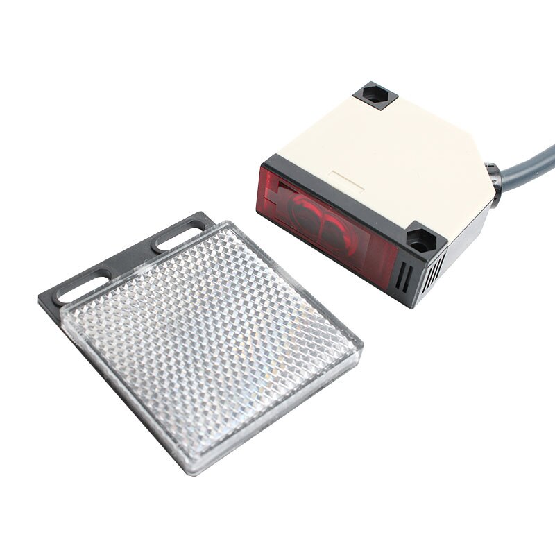 3M Detective Bereik Retro-Reflecterende Optische Sensor Infrarood Relaisuitgang Fotocel Schakelaar Woon Thuis Gate Opener