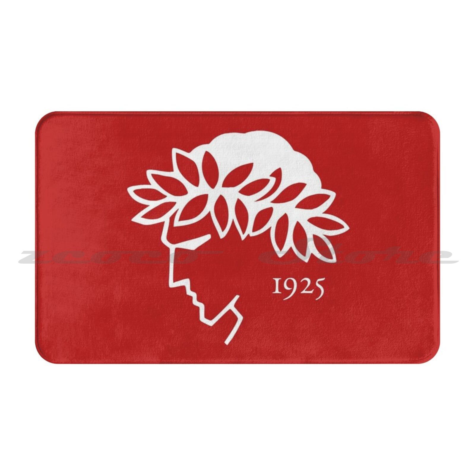 Kopie Van Olympiakos 1925-2 Zachte Non-Slip Mat Tapijt Tapijt Kussen Griekenland Piraeus Voetbal Basketbal Olympiakós Syndesmos: 40 cm x 60 cm