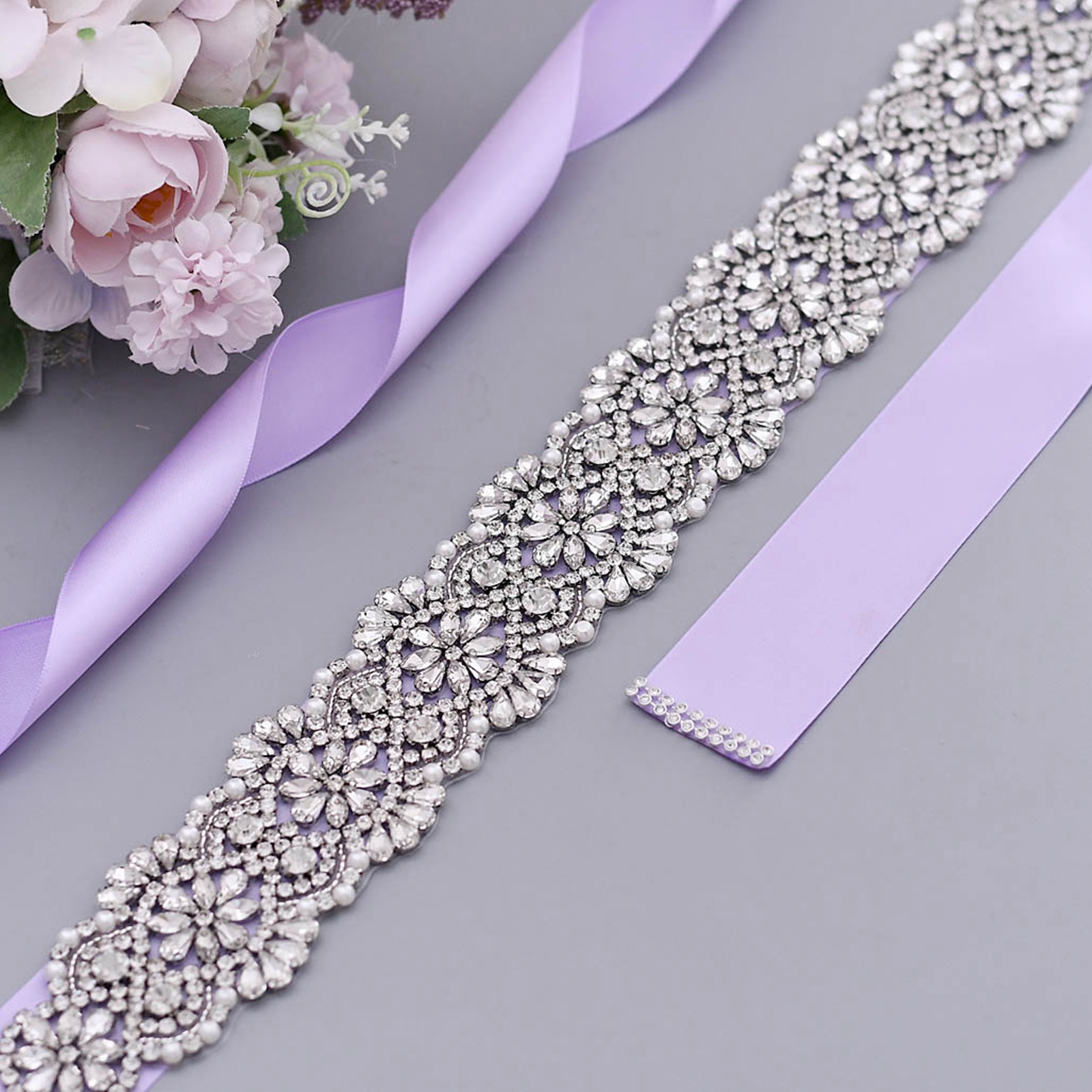 Sparkle Wide Rhinestone Belts For Women Pearl Wedding Belts Plus Size Bride Sash Belt Wedding Waist Belt Jeweled Belt for Dress