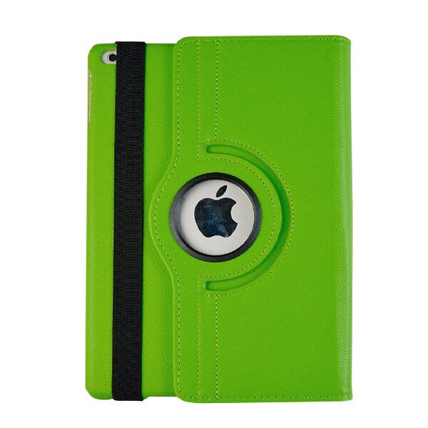 Für iPad Air 2 Fall Modell A1566 A1567 Tablet Abdeckung 360 Grad PU Leder für Coque iPad Air 1 smart Auto Schlaf Wake Up: for iPad air 2 green